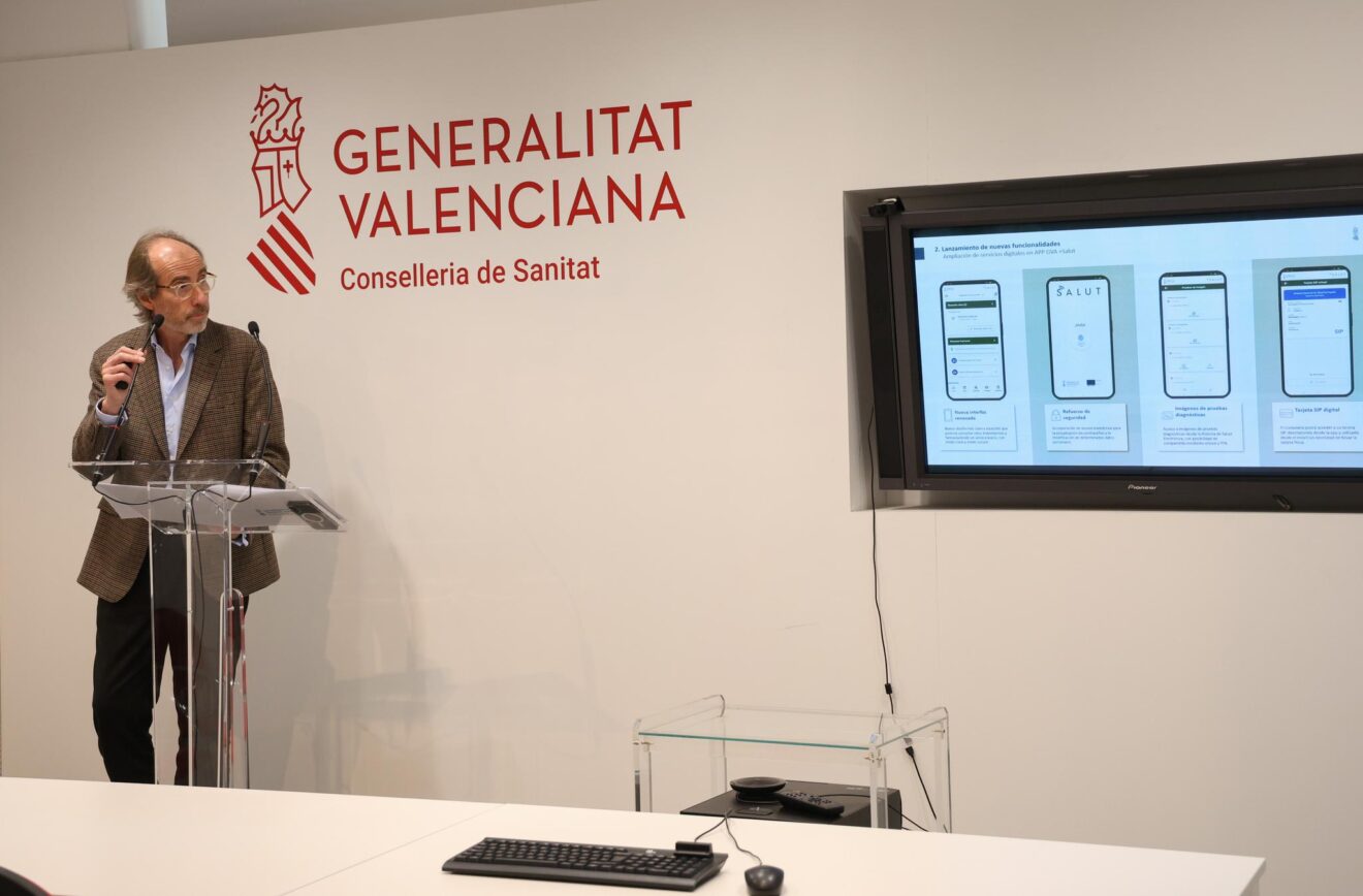 Bernardo Valdivieso presenta las novedades de la APP GVA+Salut