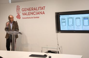 La nueva APP GVA+Salut transforma el acceso a la sanidad con tarjeta SIP virtual e imágenes clínicas 3 Bernardo Valdivieso presenta la nueva APP GVA+Salut en la Conselleria de Sanidad.