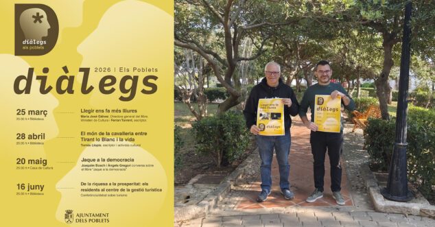 presentacion del ciclo dialegs de els poblets en el ayuntamiento de els poblets