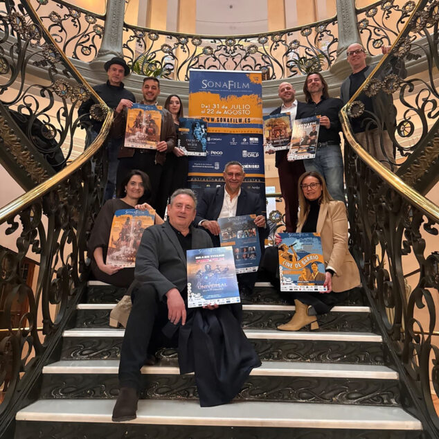 Imagen: Presentación del Sonafilm 8 en la sede de la SGAE en Madrid