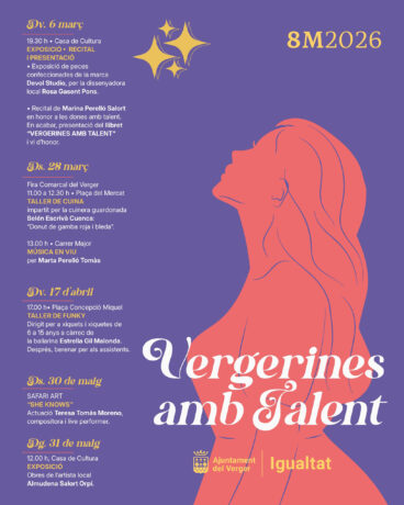 Programa de ‘Vergerines amb talent’ por el 8M en El Verger