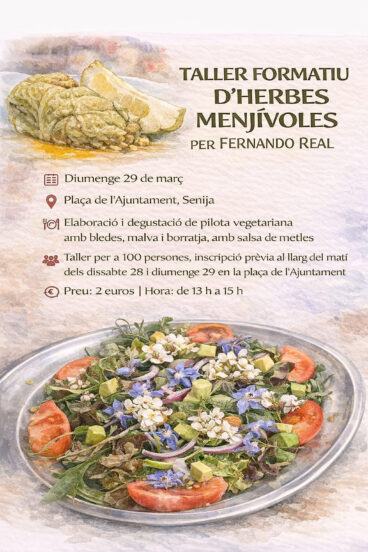 Taller de Hierbas Comestibles en la XIII Ruta de la Pilota de Putxero de Senija