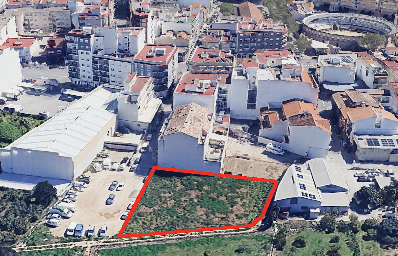 ubicacion de la nueva parcela de 1 000 mc2b2 en la calle doctor barraquer que ampliara la oferta de aparcamiento publico en ondara