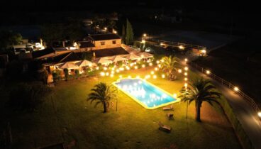 vall de cavall al caer la noche un escenario perfecto para una cena especial