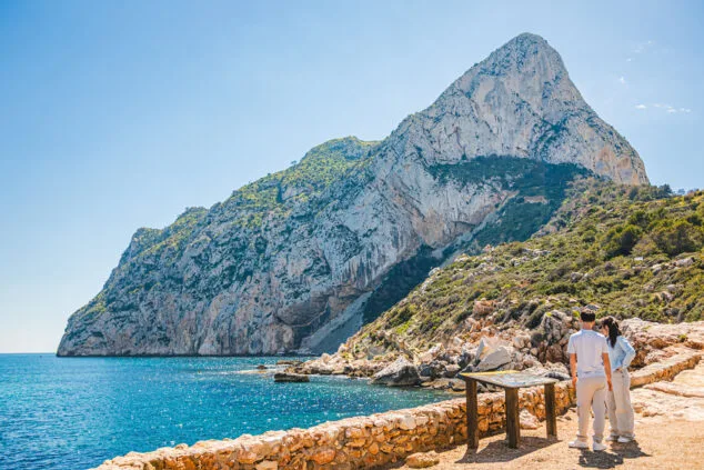 vista del penon de ifach de calp
