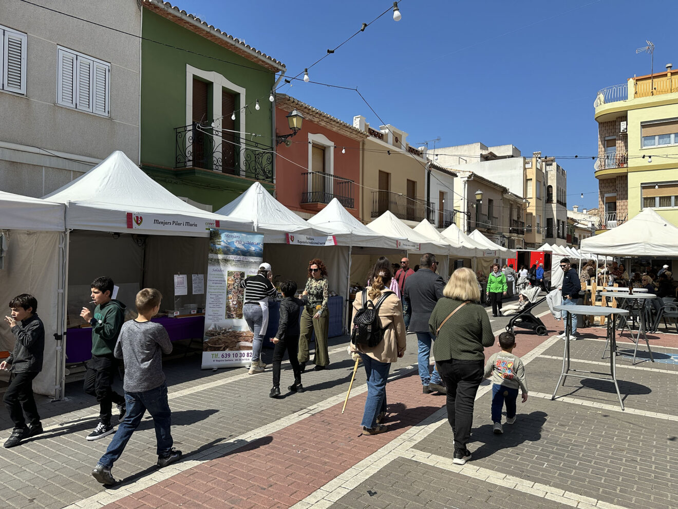 Zona comercial de la Fira de Comerç Comarcal del Verger 2026