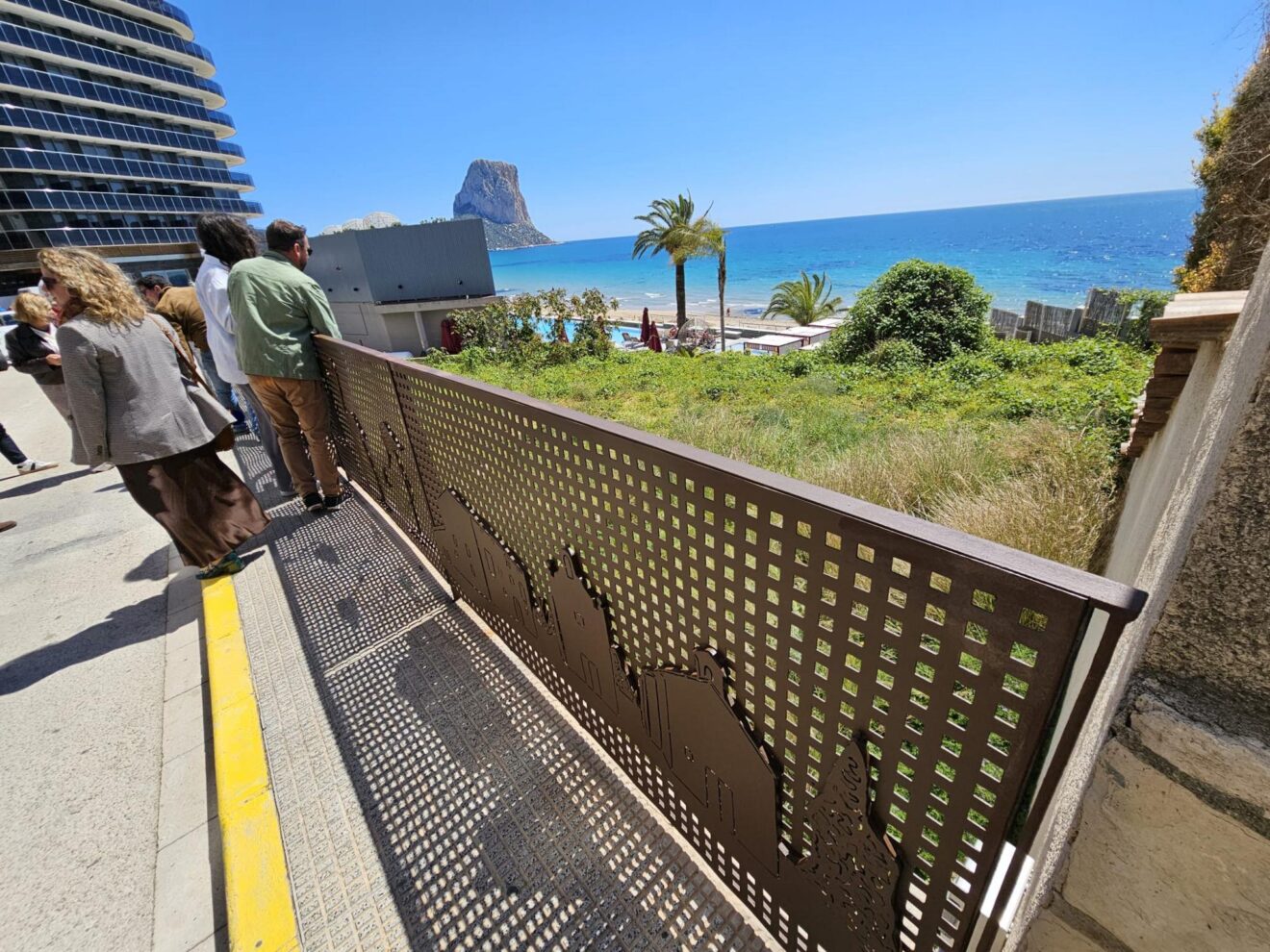 Nueva barandilla artística en Calp