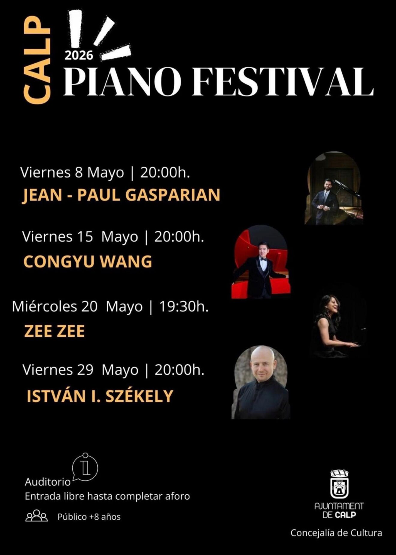 Cartel del Calp Piano Festival 2026