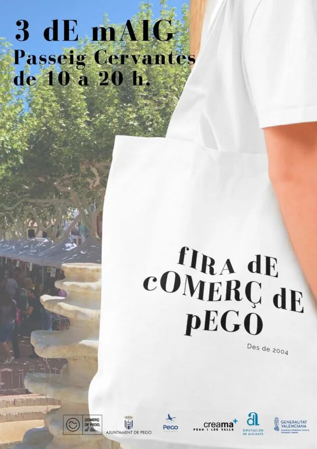 Imagen: Cartel de la Fira de Comerç de Pego del 2026