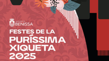 cartel de las fiestas patronales de la purissima xiqueta de benissa de 2025