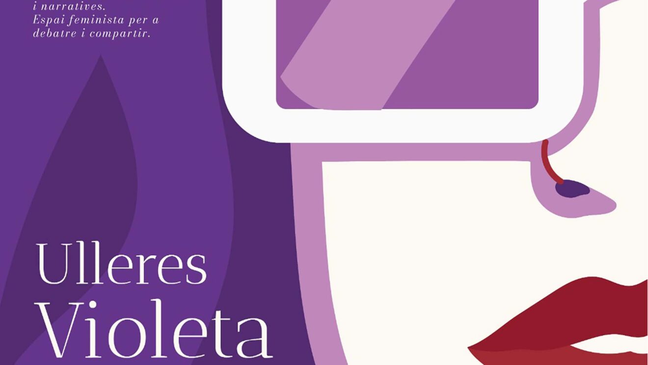 Cartel del club de cine feminista 'Ulleres Violeta' de Pedreguer