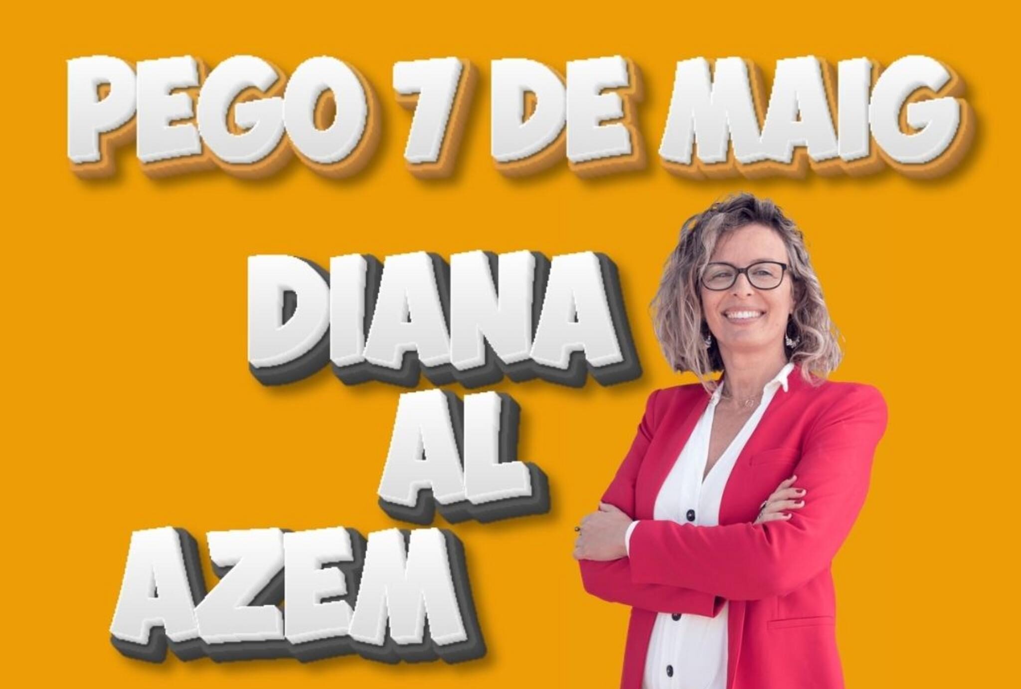 Cartel promocional de la conferencia "Adolescencia Positiva" a cargo de Diana Al Azem en Pego el 7 de mayo.