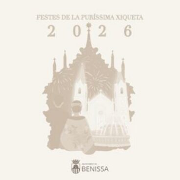 Cartel de las Fiestas de la Puríssima Xiqueta 2026 de Benissa