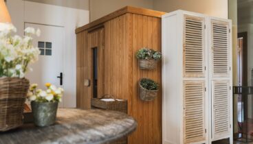 Circuito de hidroterapia en la tercera planta del hotel