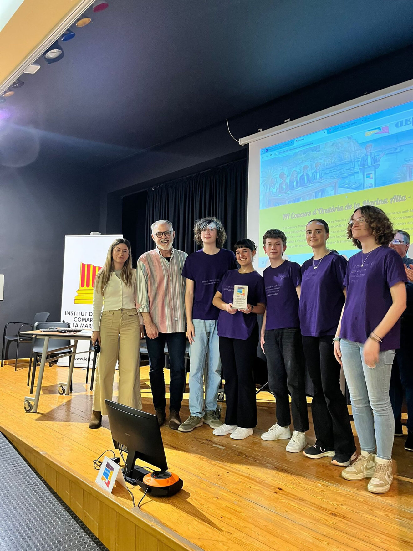 El IES Pedreguer en el III Concurs Oratòria Marina Alta