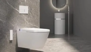 el secreto de los inodoros flotantes para ganar espacio y limpieza en el bano