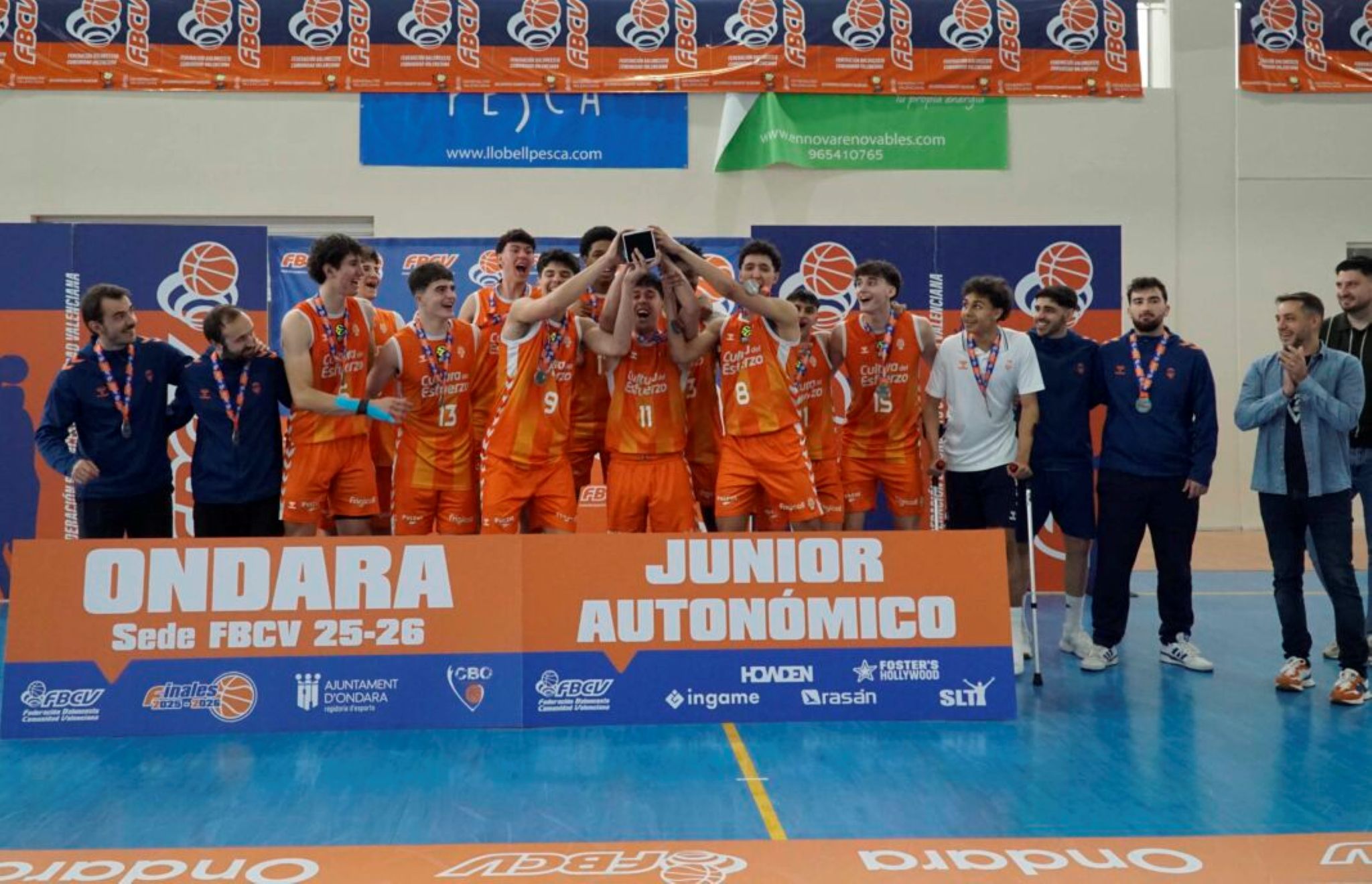 el valencia basket es campeon junior autonomico