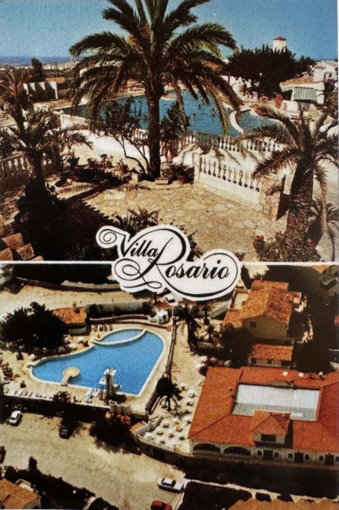 Folleto de Villa Rosario en Dénia - Imagen del libro '150 anys de música i ball a la Marina Alta'