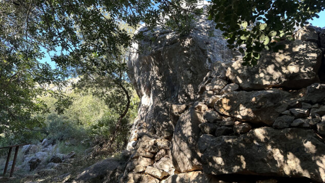 Imagen: Formación rocosa del Colló del Bou, un desprendimiento milenario de Segària