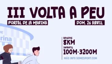 III Volta a Peu de Portal de la Marina: llega la carrera solidaria a favor de Marina TEA el 26 de abril 79 iii volta a peu portal de la marina