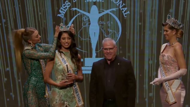 la miss alicante y benissa gabriela marques en su coronacion como miss espana 2027