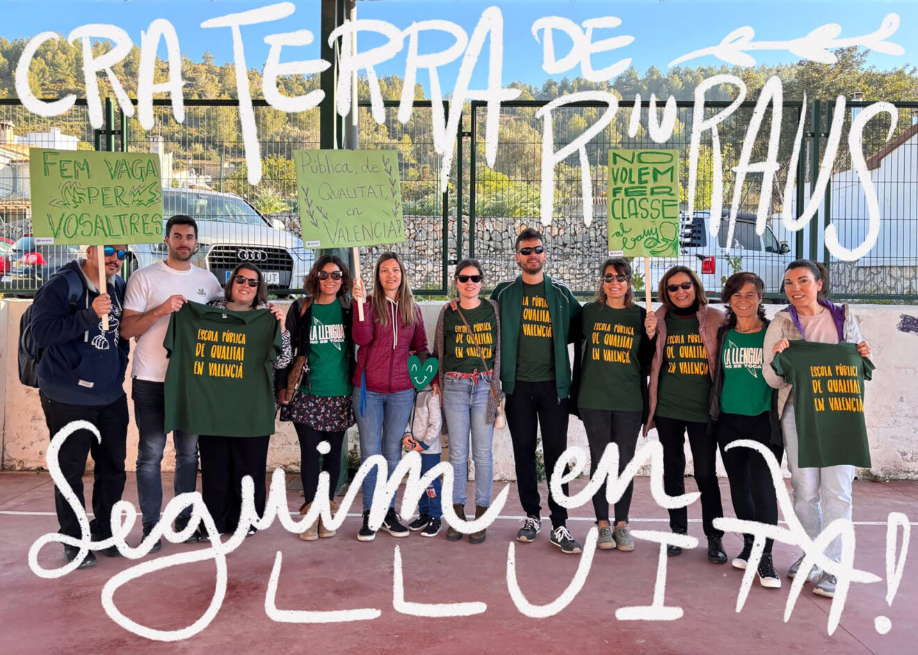 Movilización educativa del CRA Terra de Riuraus el 16 de abril de 2026