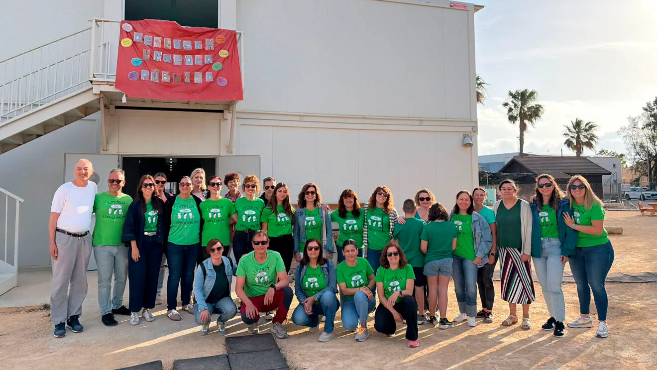 Movilización educativa en el CEIP Ausiàs March dels Poblets el 23 de abril de 2026
