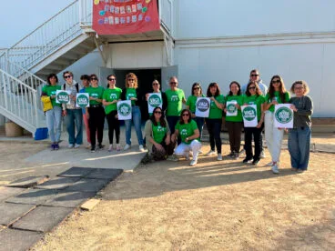 Movilización educativa en el CEIP Ausiàs March, Els Poblets, el 30 de abril de 2026