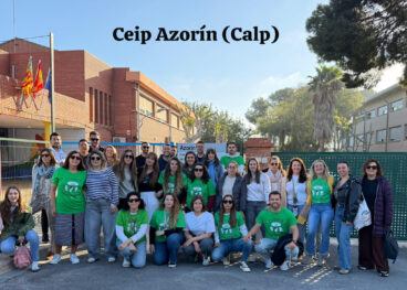 Movilización educativa en el CEIP Azorín de Calp el 16 de abril de 2026