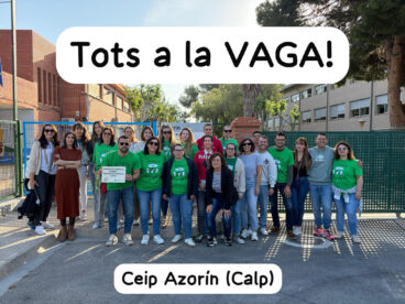 Movilización educativa en el CEIP Azorín de Calp el 30 de abril de 2026