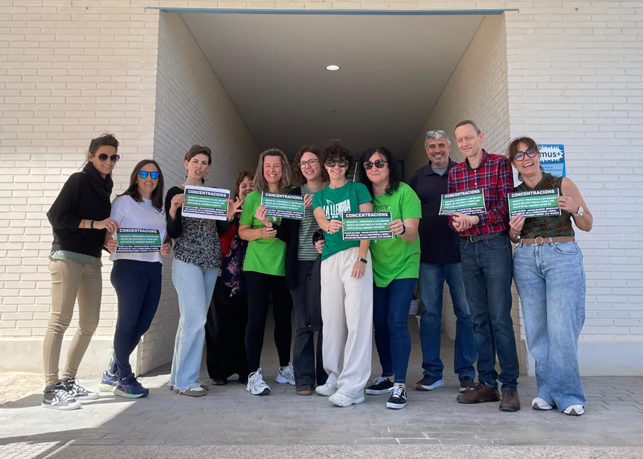 Movilización educativa en el CEIP La Xara el 16 de abril de 2026