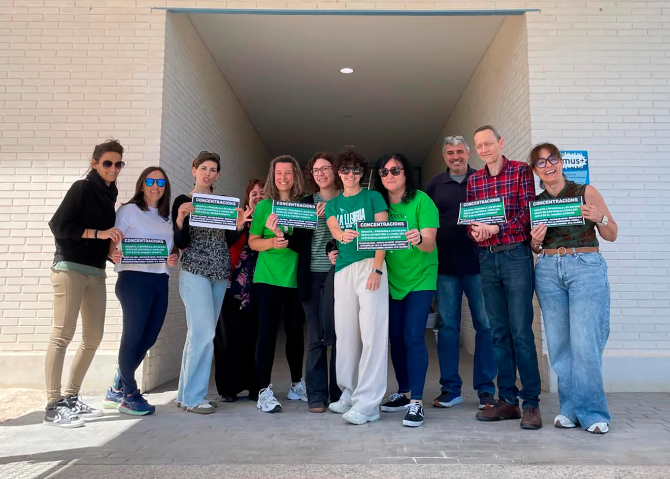 Movilización educativa en el CEIP La Xara el 16 de abril de 2026