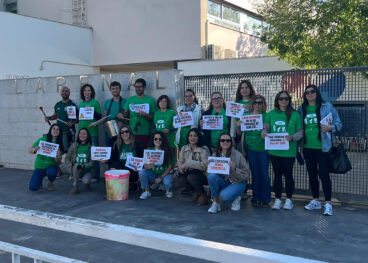 Movilización educativa en el CEIP l’Arenal de Xàbia el 16 de abril de 2026