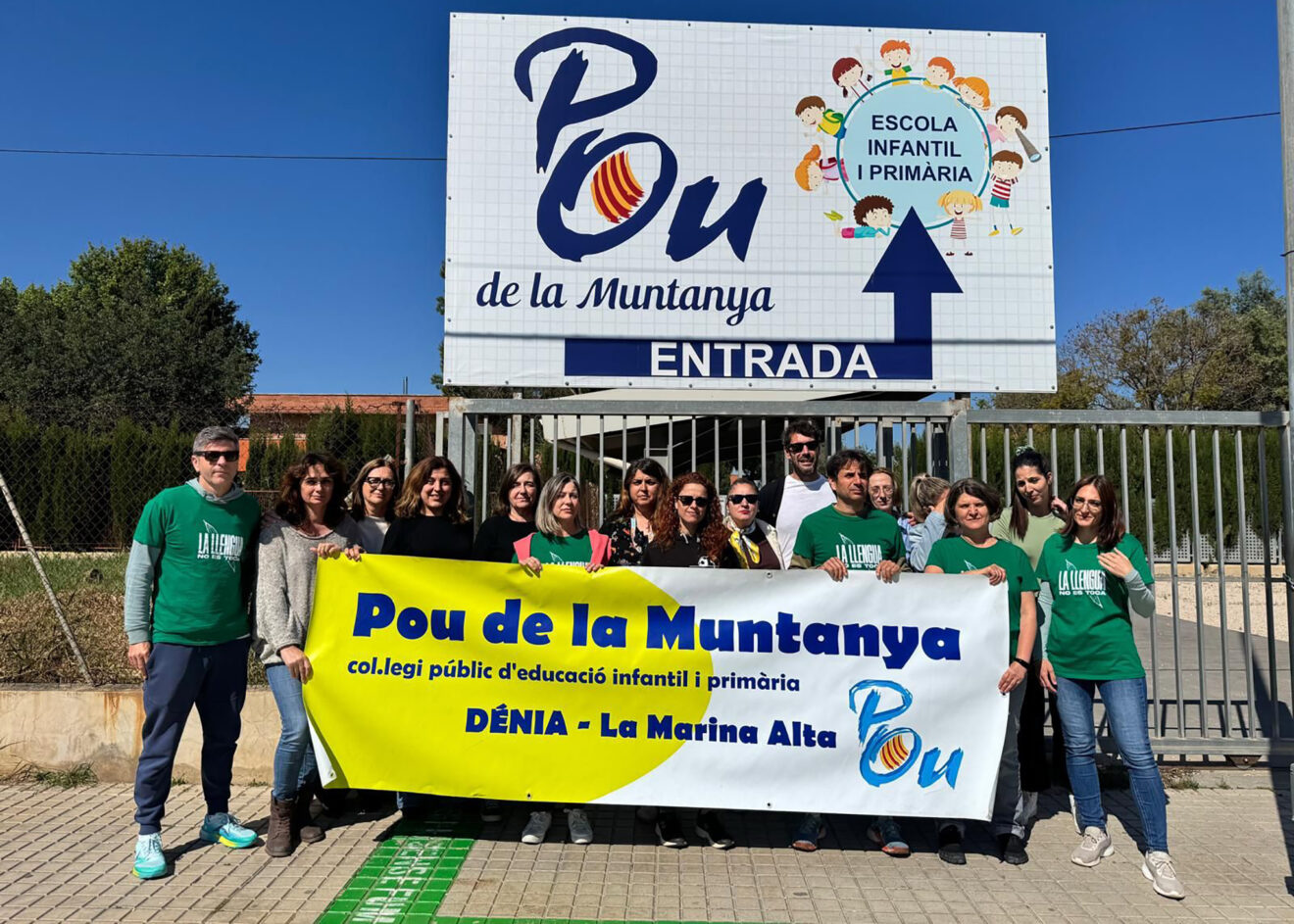 Movilización educativa en el CEIP Pou de la Muntanya de Dénia el 16 de abril de 2026