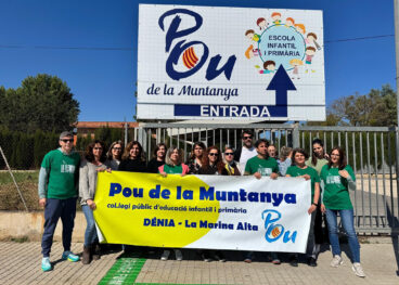 Movilización educativa en el CEIP Pou de la Muntanya de Dénia el 16 de abril de 2026