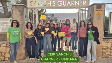 Movilización educativa en el CEIP Sanchis Guarner de Ondara el 30 de abril de 2026