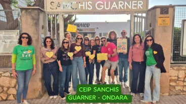 Movilización educativa en el CEIP Sanchis Guarner de Ondara el 30 de abril de 2026