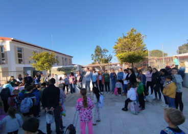 Movilización educativa en el CEIP Santa Maria Magdalena, El Poble Nou de Benitatxell, el 16 de abril de 2026