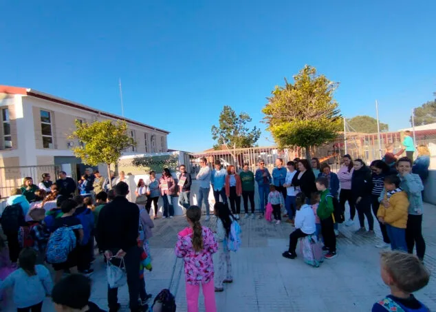 movilizacion educativa en el ceip santa maria magdalena el poble nou de benitatxell el 16 de abril de 2026