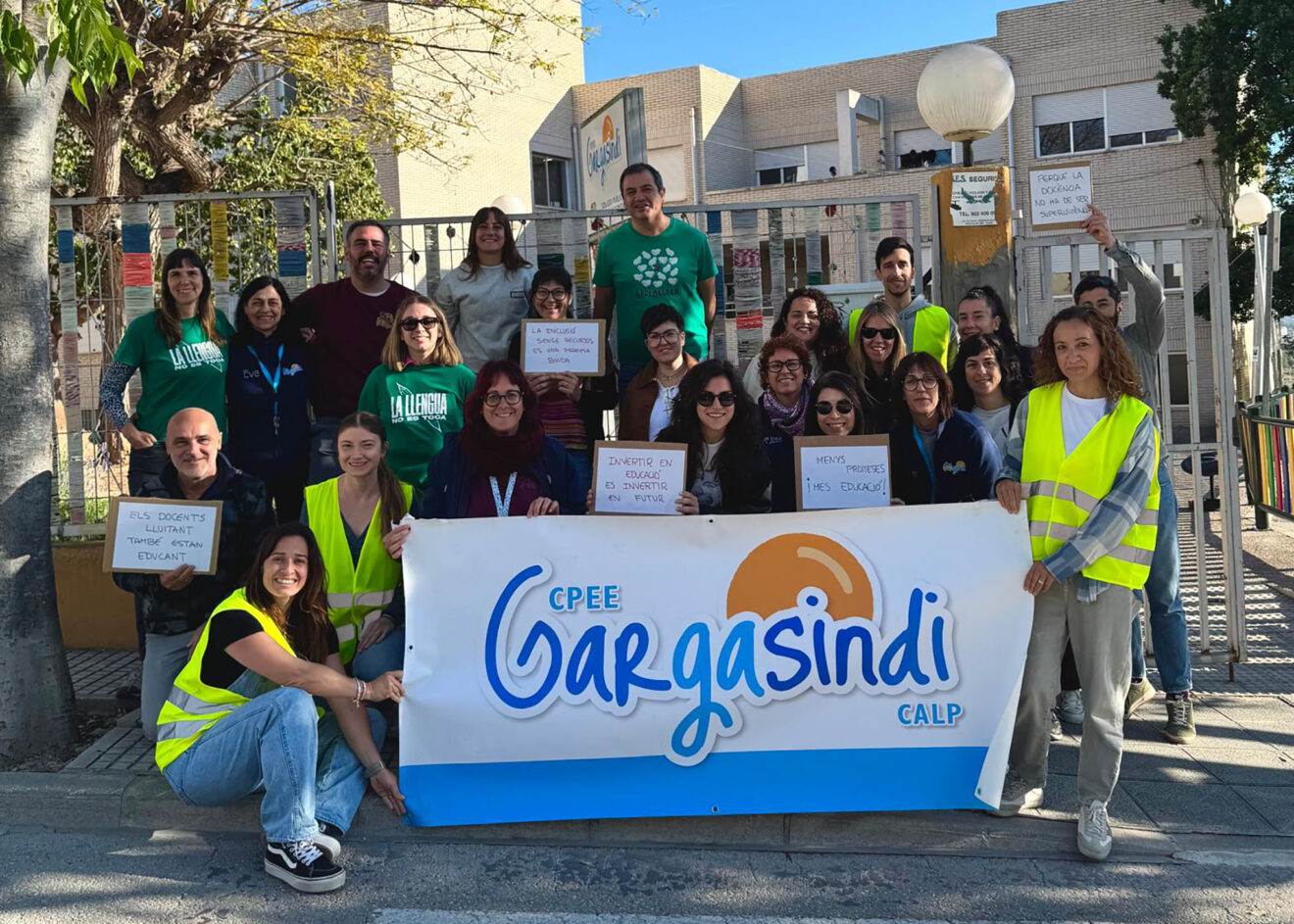 Movilización educativa en el CPEE Gargasindi el 16 de abril de 2026
