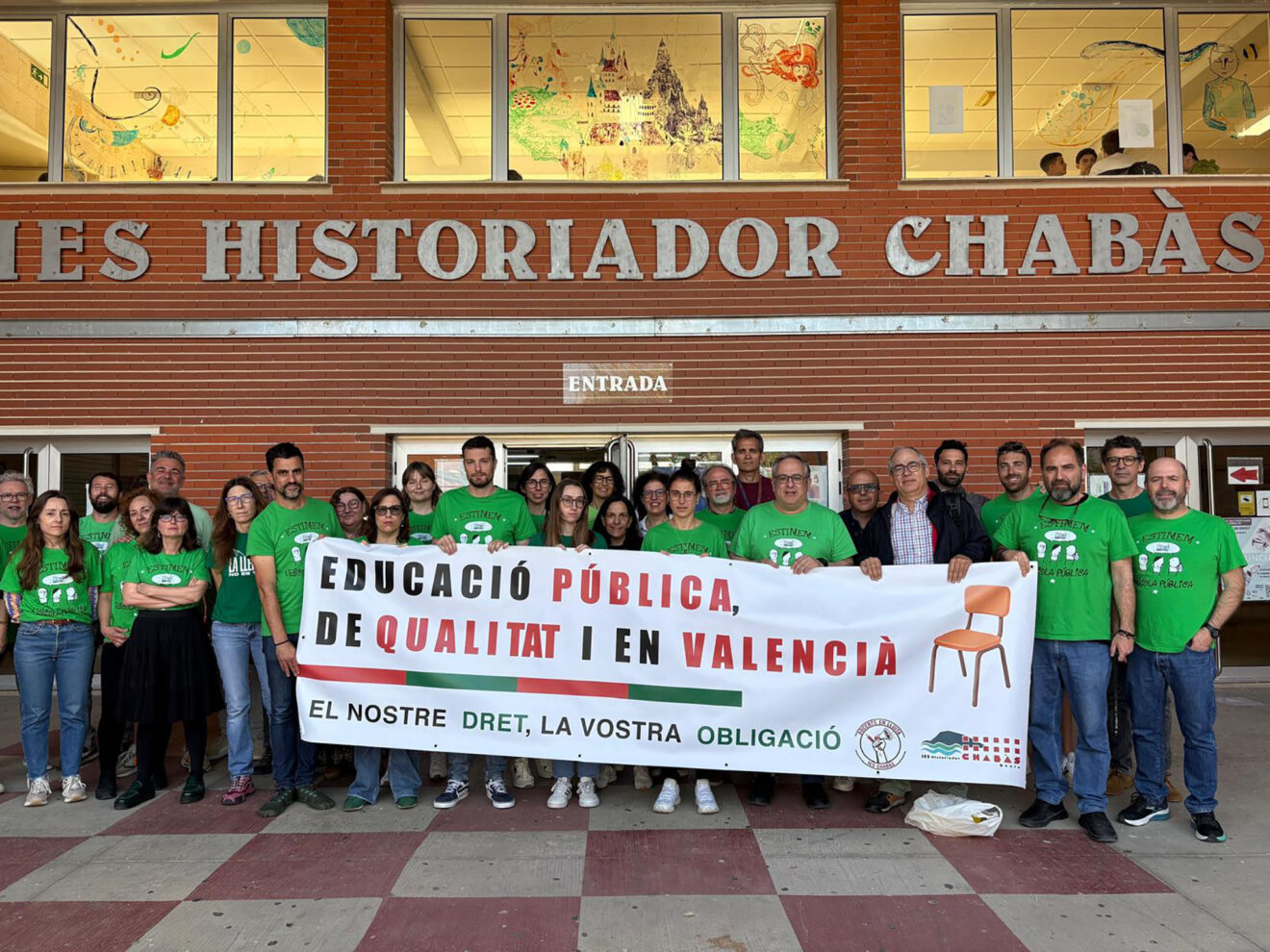 Movilización educativa en el IES Historiador Chabàs de Dénia el 30 de abril de 2026