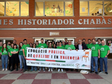 Movilización educativa en el IES Historiador Chabàs de Dénia el 30 de abril de 2026