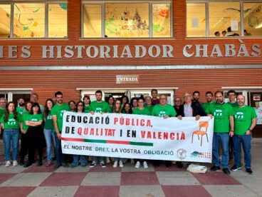 Movilización educativa en el IES Historiador Chabàs de Dénia el 30 de abril de 2026