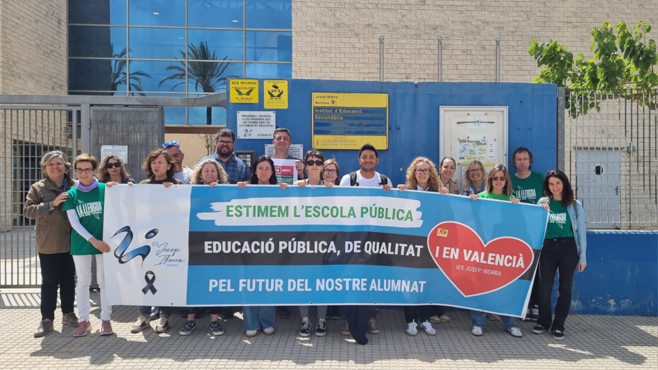 Movilización educativa en el IES Josep Iborra de Benissa el 23 de abril de 2026