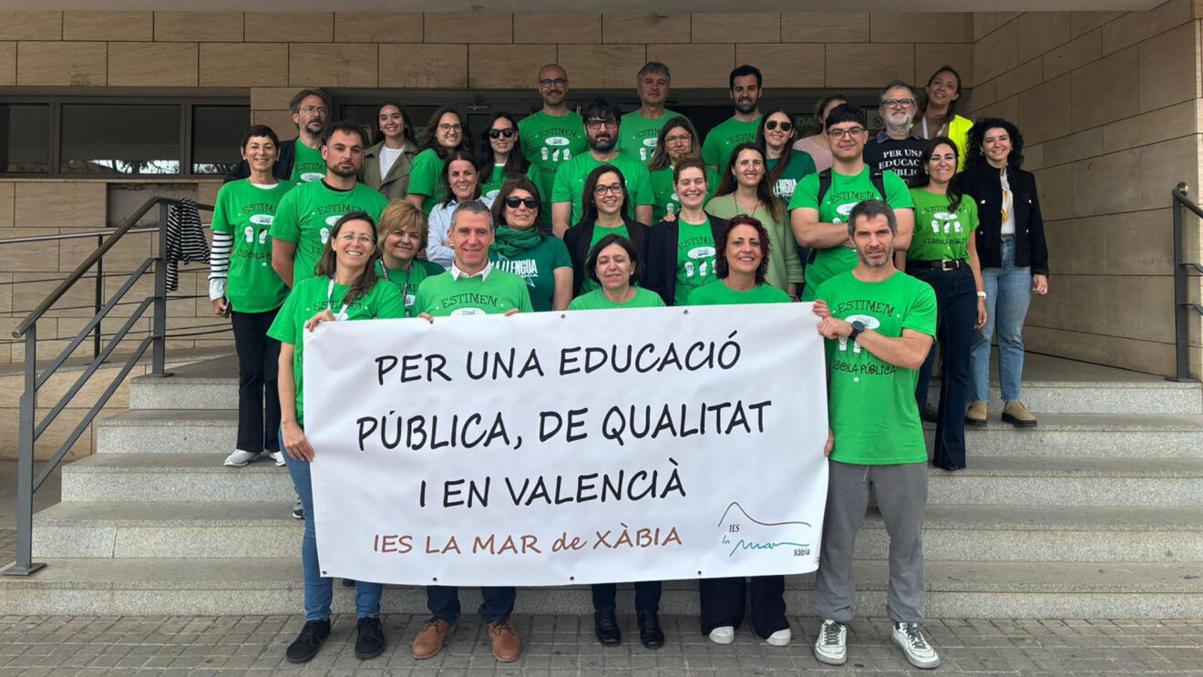 Movilización educativa en el IES La Mar de Xàbia el 23 de abril de 2026