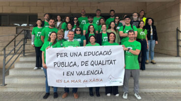 Movilización educativa en el IES La Mar de Xàbia el 23 de abril de 2026