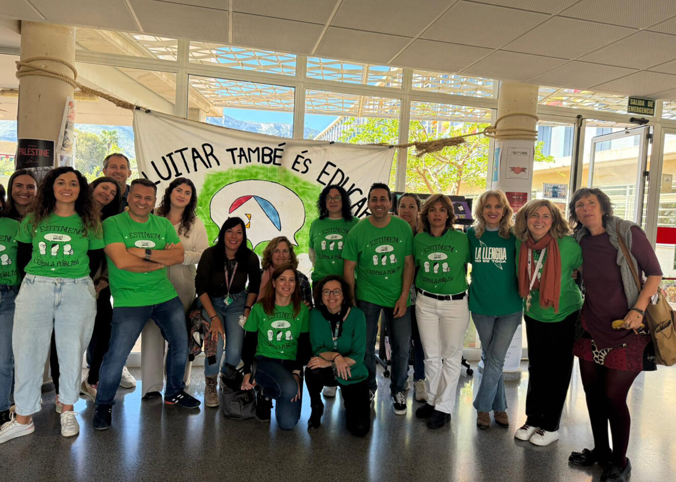 Movilización educativa en el IES Sorts de la Mar de Dénia el 16 de abril de 2026