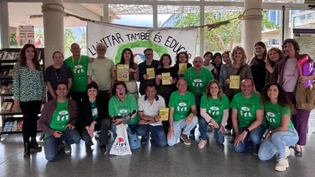 Imagen: Movilización educativa en el IES Sorts de la Mar de Dénia el 23 de abril de 2026