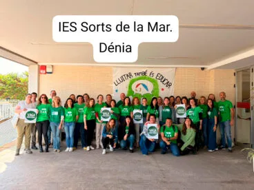 Movilización educativa en el IES Sorts de la Mar de Dénia el 30 de abril de 2026