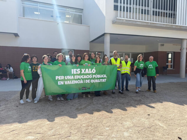 Imagen: Movilización educativa en el IES Xaló el 30 de abril de 2026